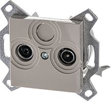 Розетка TV+R Оконечная без рамки ABB EPJ Levit 1-м. кофе макиато картинка